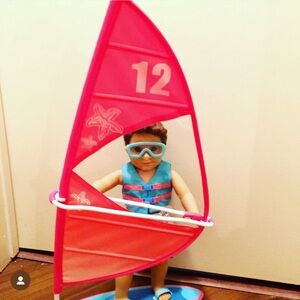 American Girl Doll Summer Sailboard Set Retired for 18-inch Dolls - No Doll